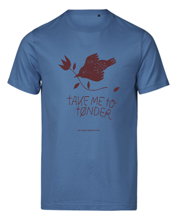 Line Jensen T-shirt Ocean Blue